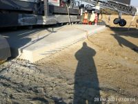 116) 2021-04-28 Szczelina rozszerzania na styku odcinków próbnych nawierzchni betonowych nr 3 i 4