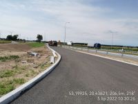 13) 2022-07-05 Montaż barier energochłonnych na zjeździe z Trasy Głównej na MOP Pepłowo Wschód