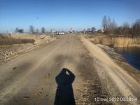 31) 2022-03-10 Droga serwisowa DS13a na włączeniu w ulicę Cegielnia