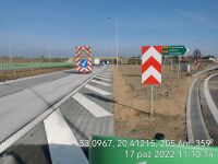51) 2022-10-17 Zabezpieczenie Robót na nawierzchni betonowej w obrębie Węzła Mława Wschód na jezdni lewej w kierunku Gdańska