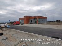 57) 2022-11-17 Prace wykończeniowe przy budynku na MOP Pepłowo Zachód