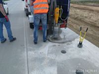 6) 2021-06-01 Odwierty próbek w nawierzchni betonowej do badań kontrolnych