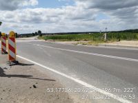 65) 2022-07-27 Stan istniejący na włączeniu w istniejącą drogę krajową DK7 z węzła Mława północ