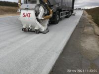 76) 2021-09-20 Oprawa tekstury powierzchni nawierzchni betonowej w km 10+500 JP